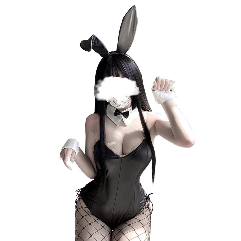 3858 Bunny Costume Adult Anime Cosplay Lingerie Goth Sexy Bunny Suit
